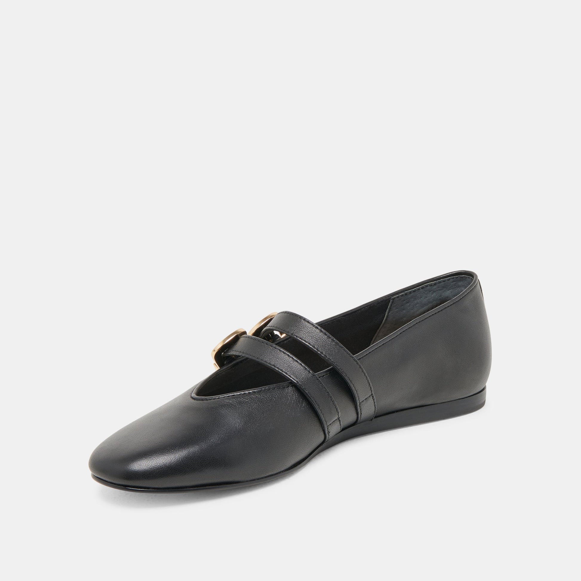 Dolce Vita BAYLEE BALLET FLATS BLACK LEATHER