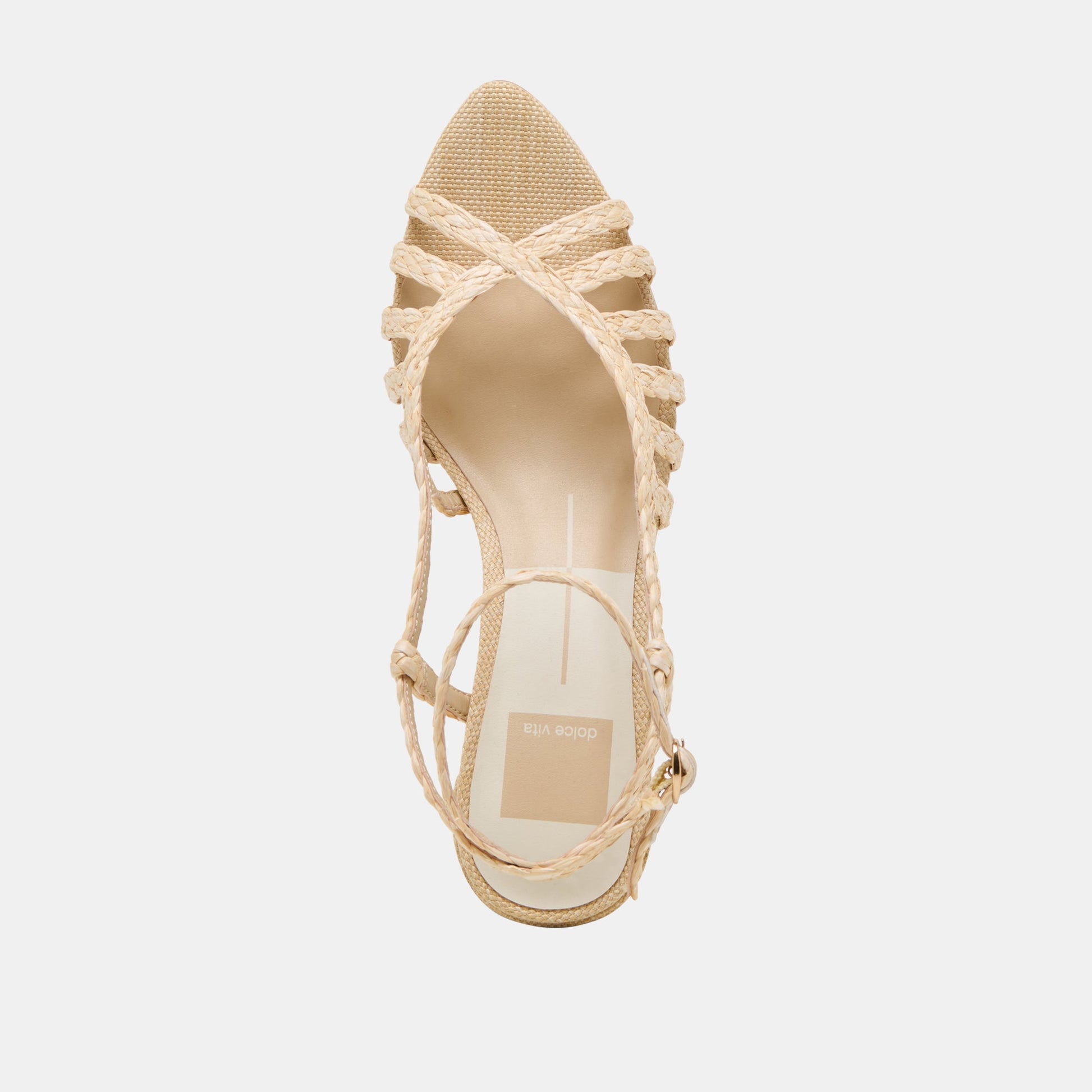 Dolce Vita YASMIN HEELS NATURAL RAFFIA