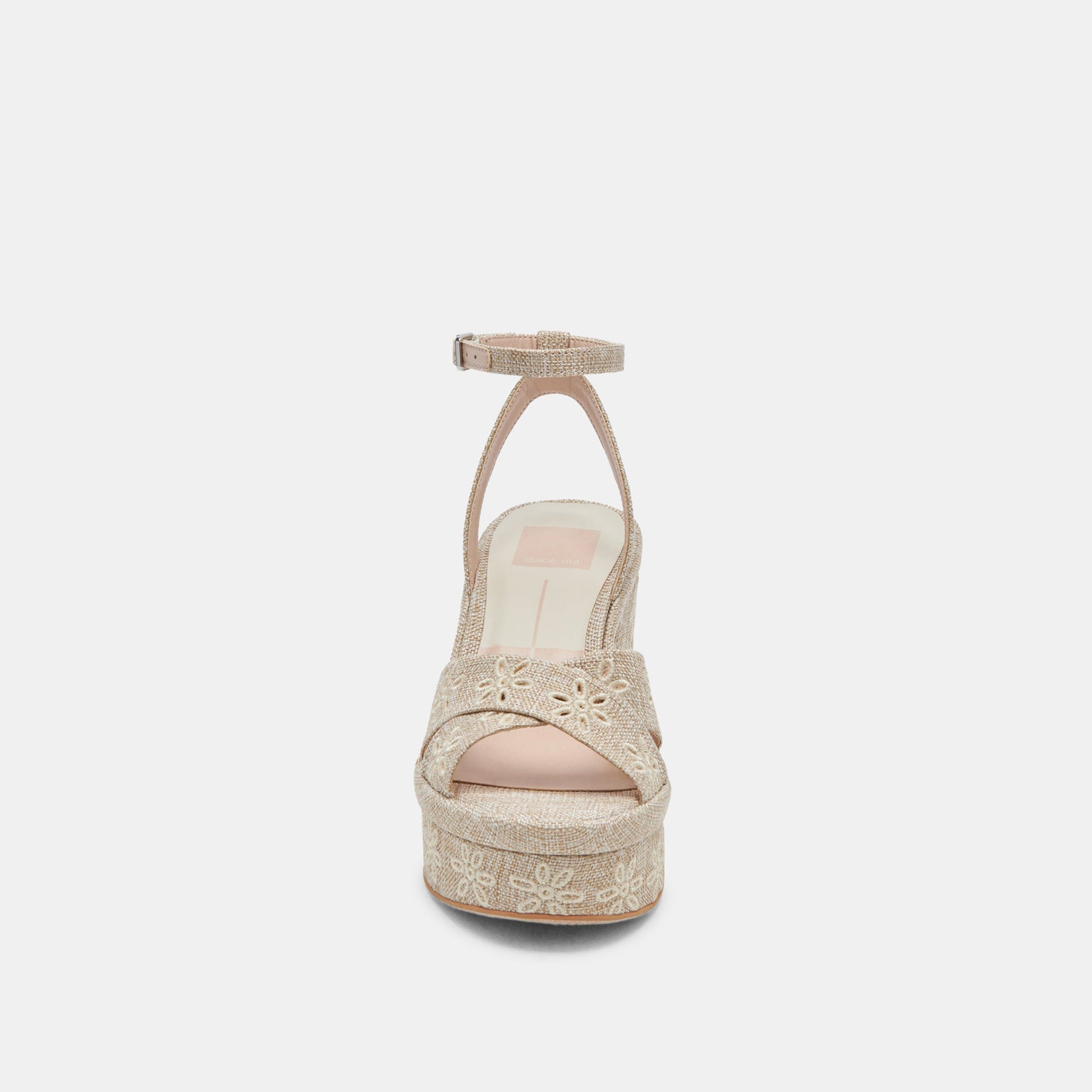 Dolce Vita LAISHA HEELS ALMOND FLORAL EYELET