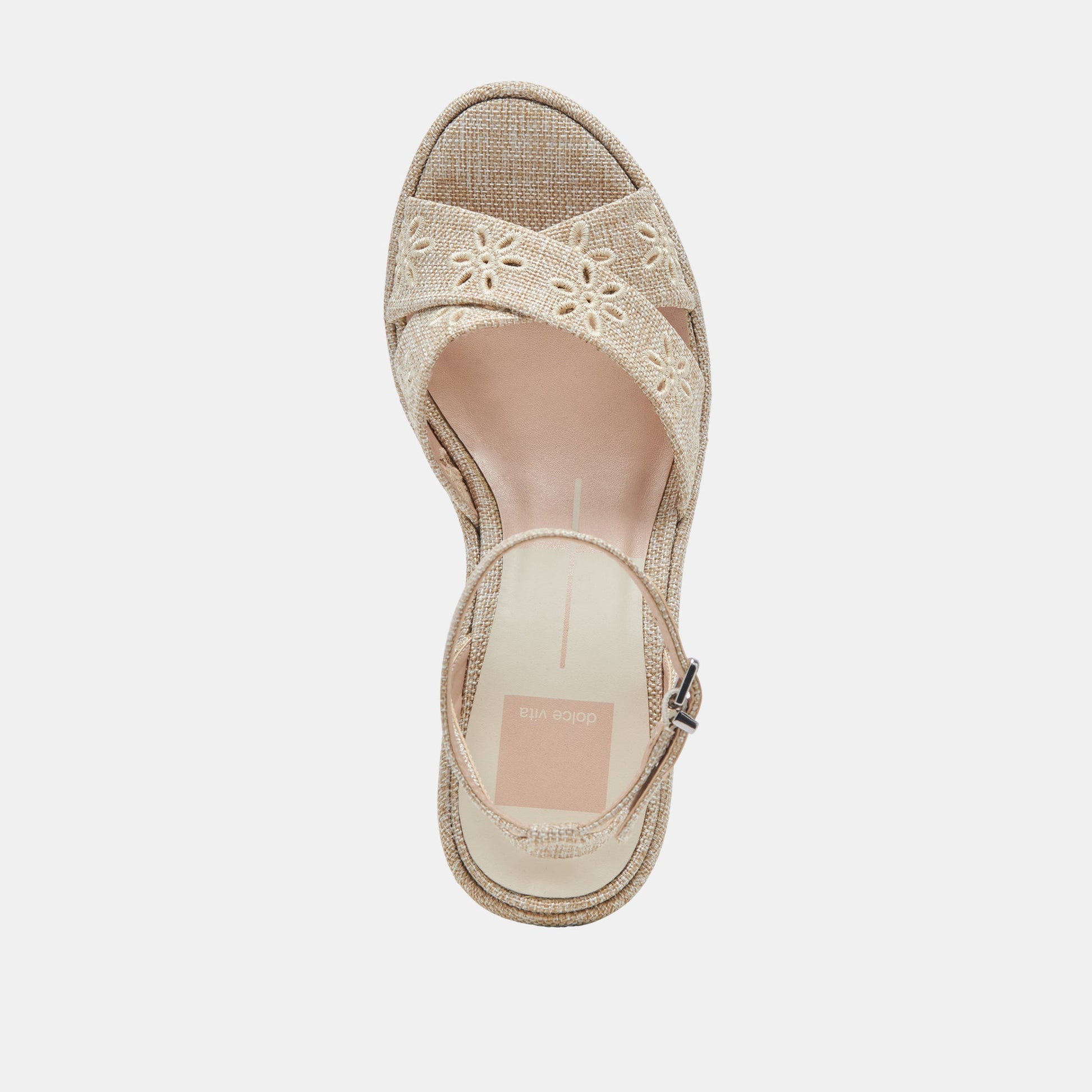 Dolce Vita LAISHA HEELS ALMOND FLORAL EYELET