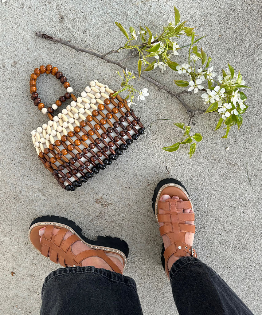 Dolce Vita LATICE SANDALS BROWN LEATHER