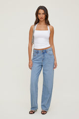 Dynamite Website Shop | Sculpt Halter Top White