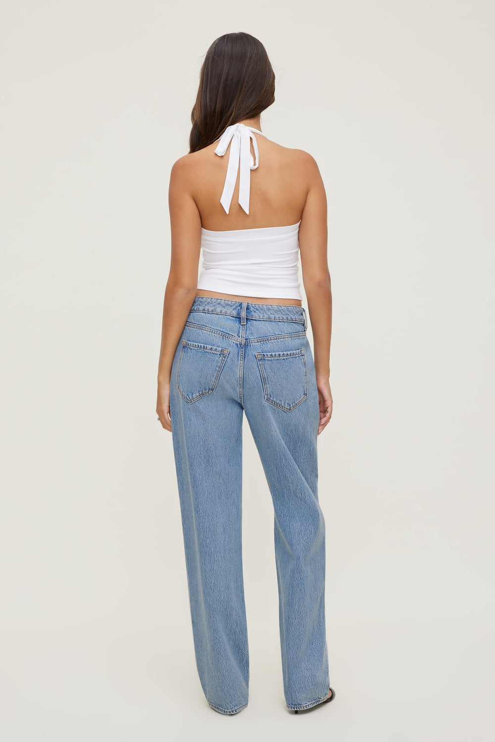 Dynamite Website Shop | Sculpt Halter Top White