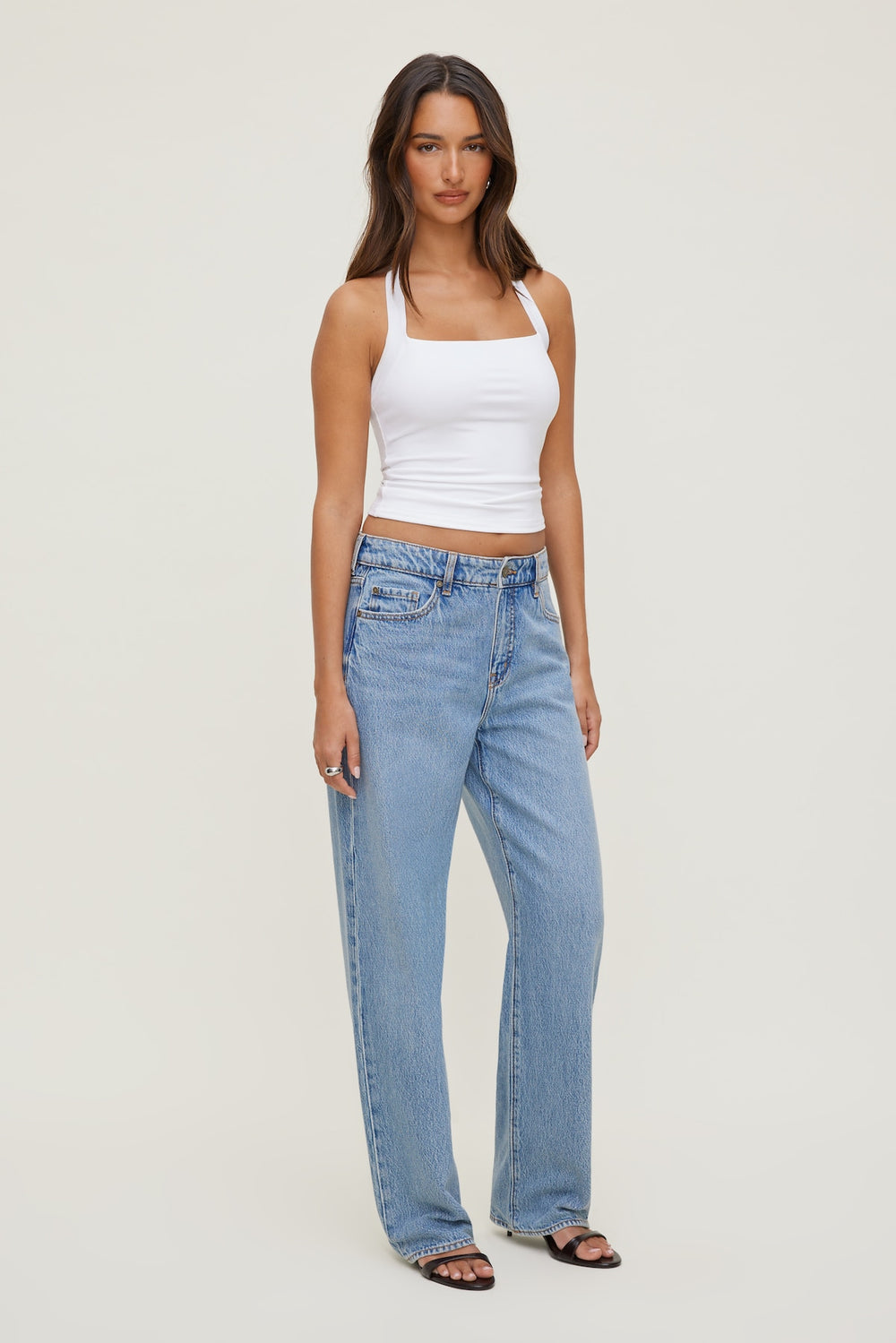 Dynamite Website Shop | Sculpt Halter Top White