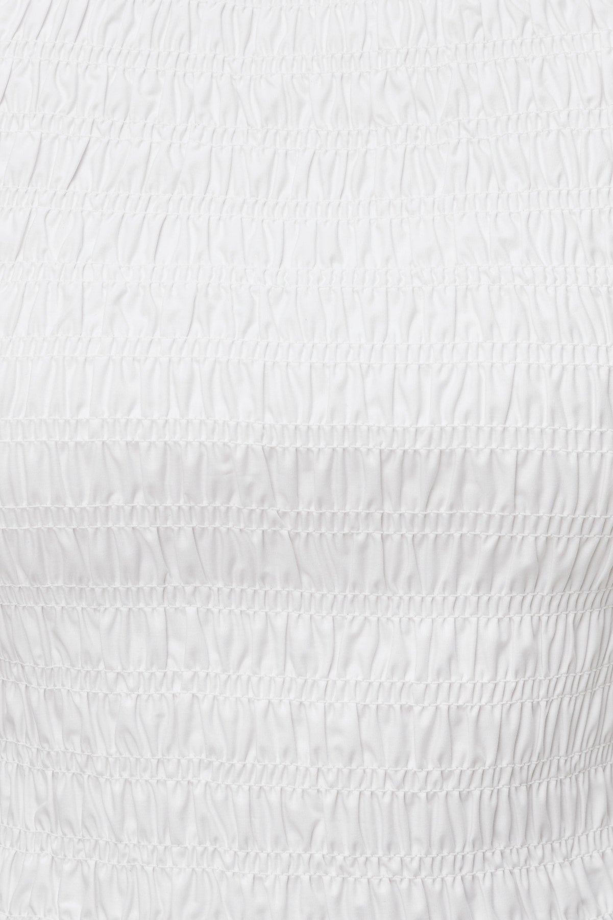 Dynamite US | Shirred Poplin Tank Top White