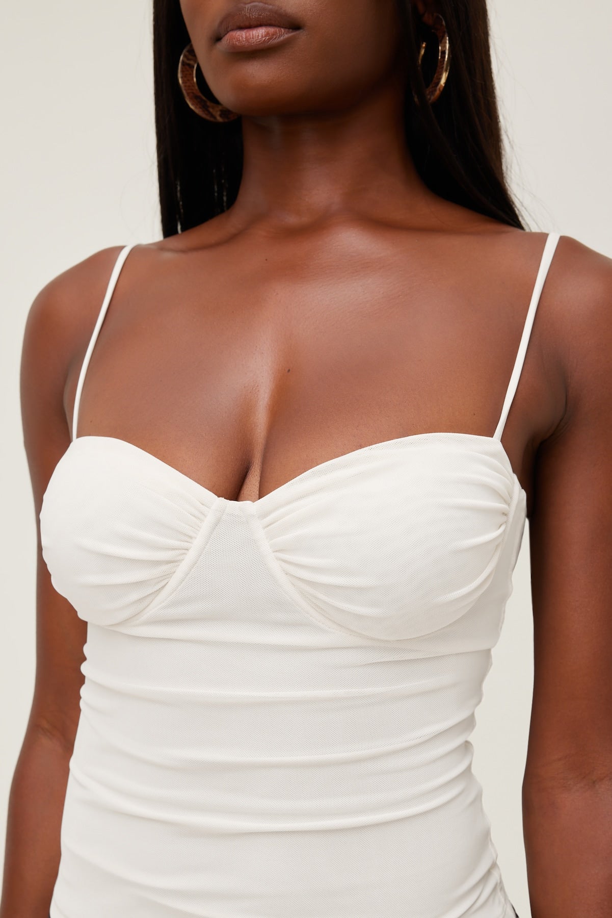 Dynamite Discount | Monet Mesh Top White