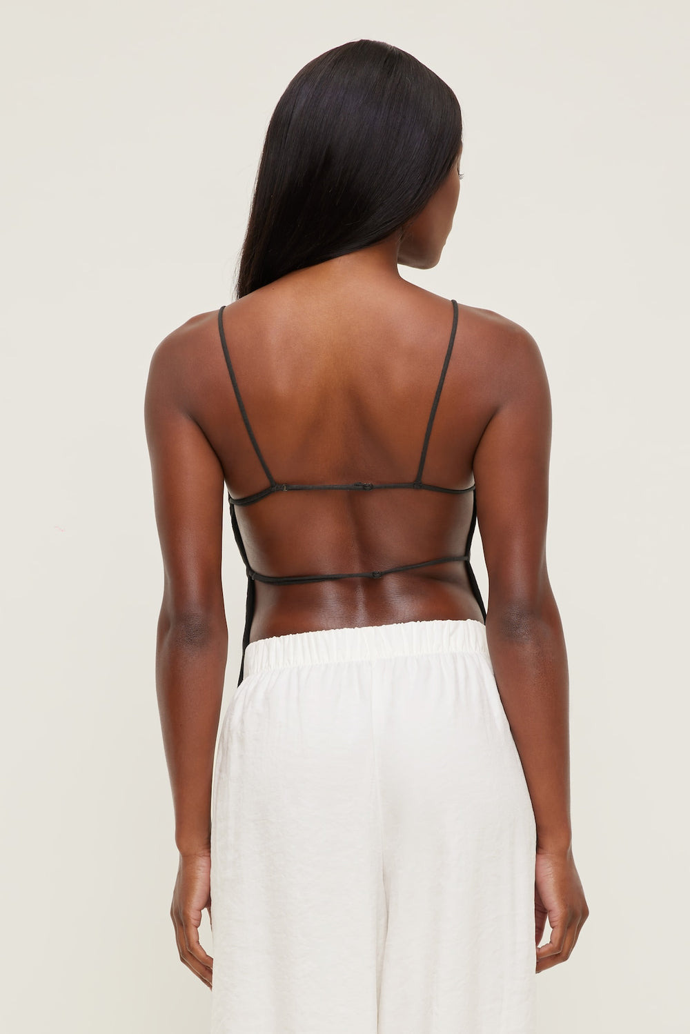 Dynamite Outlet | Linen Apron Top Brown