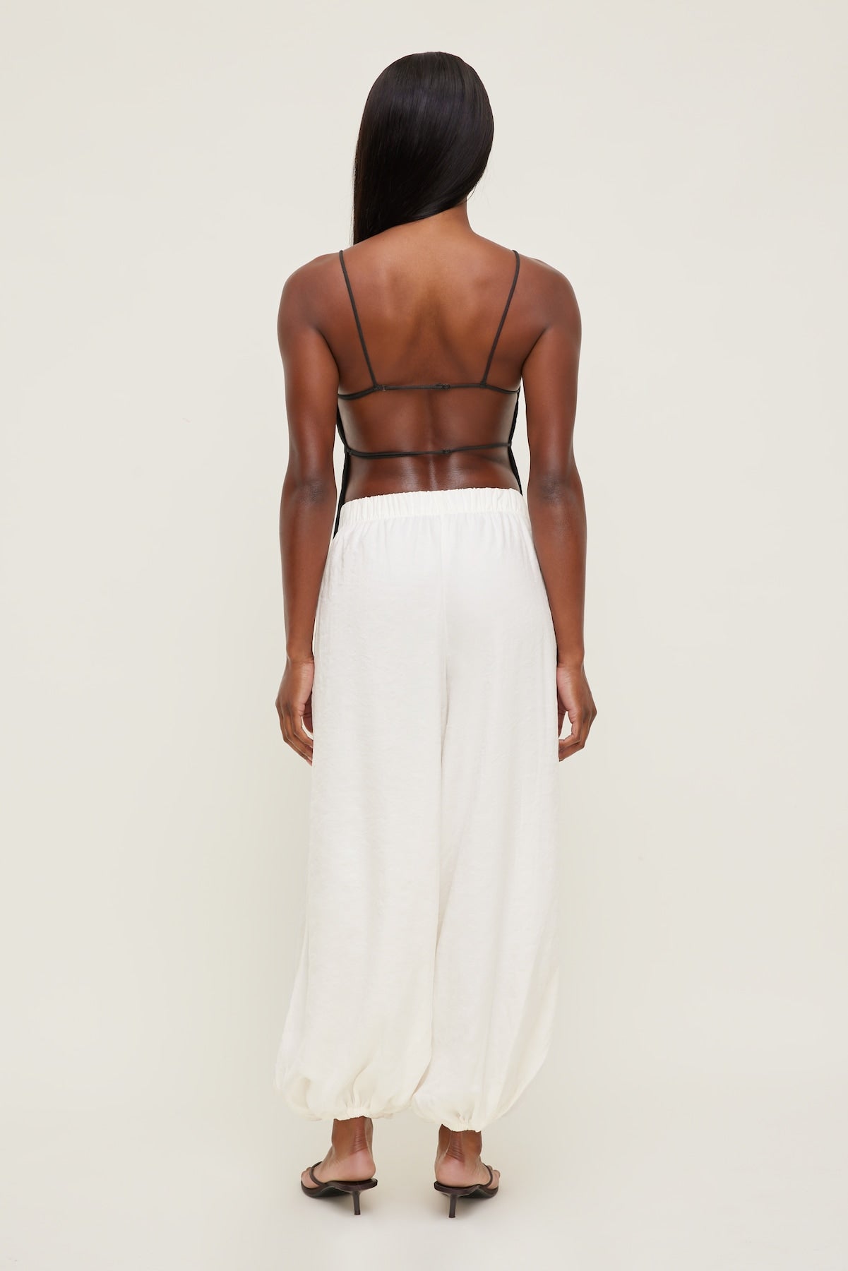 Dynamite Outlet | Linen Apron Top Brown