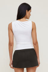Dynamite Website Shop | Sculpt Metal Detail Top White