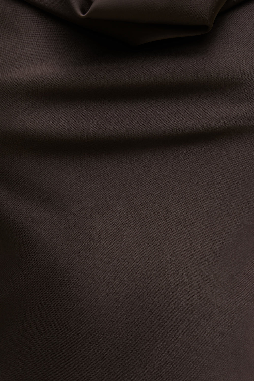 Dynamite Store | Camila Satin Cowl Halter Neck Blouse Brown