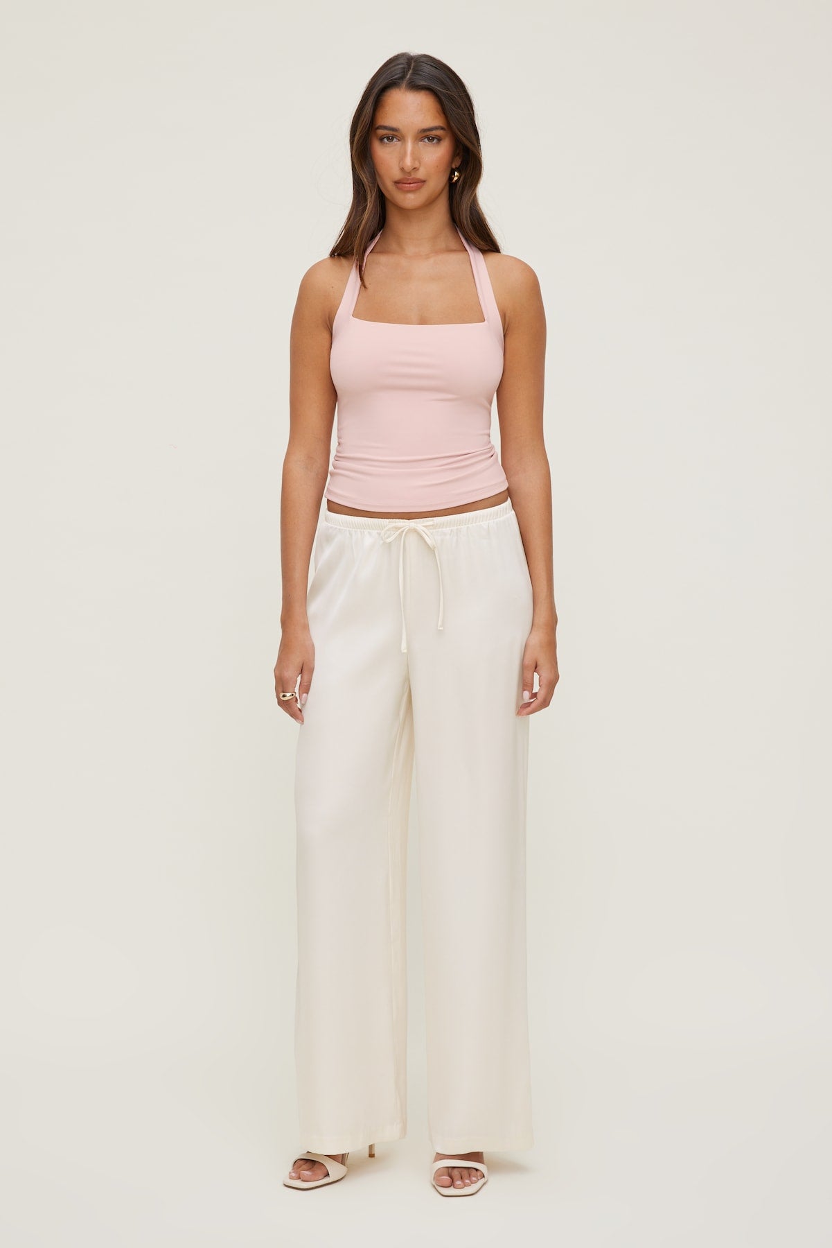 Dynamite Website Shop | Sculpt Halter Top Pink