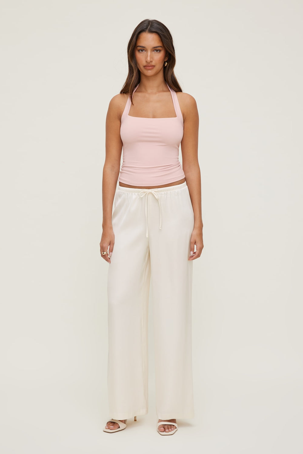 Dynamite Website Shop | Sculpt Halter Top Pink