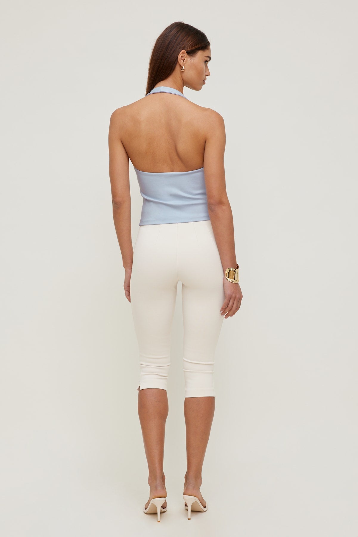 Dynamite Outlets | Ponte Halter Top Blue