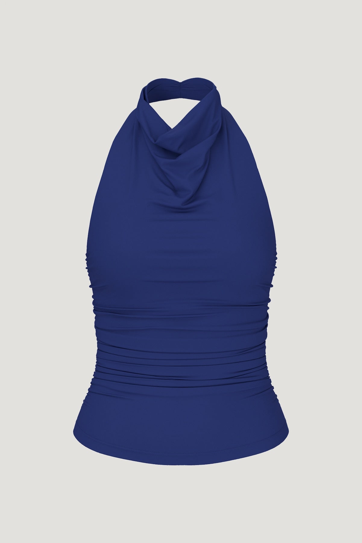 Dynamite Store | Sculpt Cowl Halter Top Blue