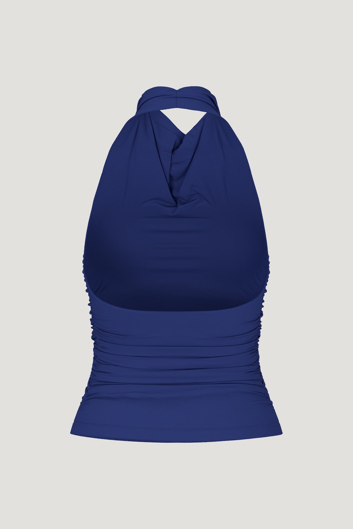 Dynamite Store | Sculpt Cowl Halter Top Blue