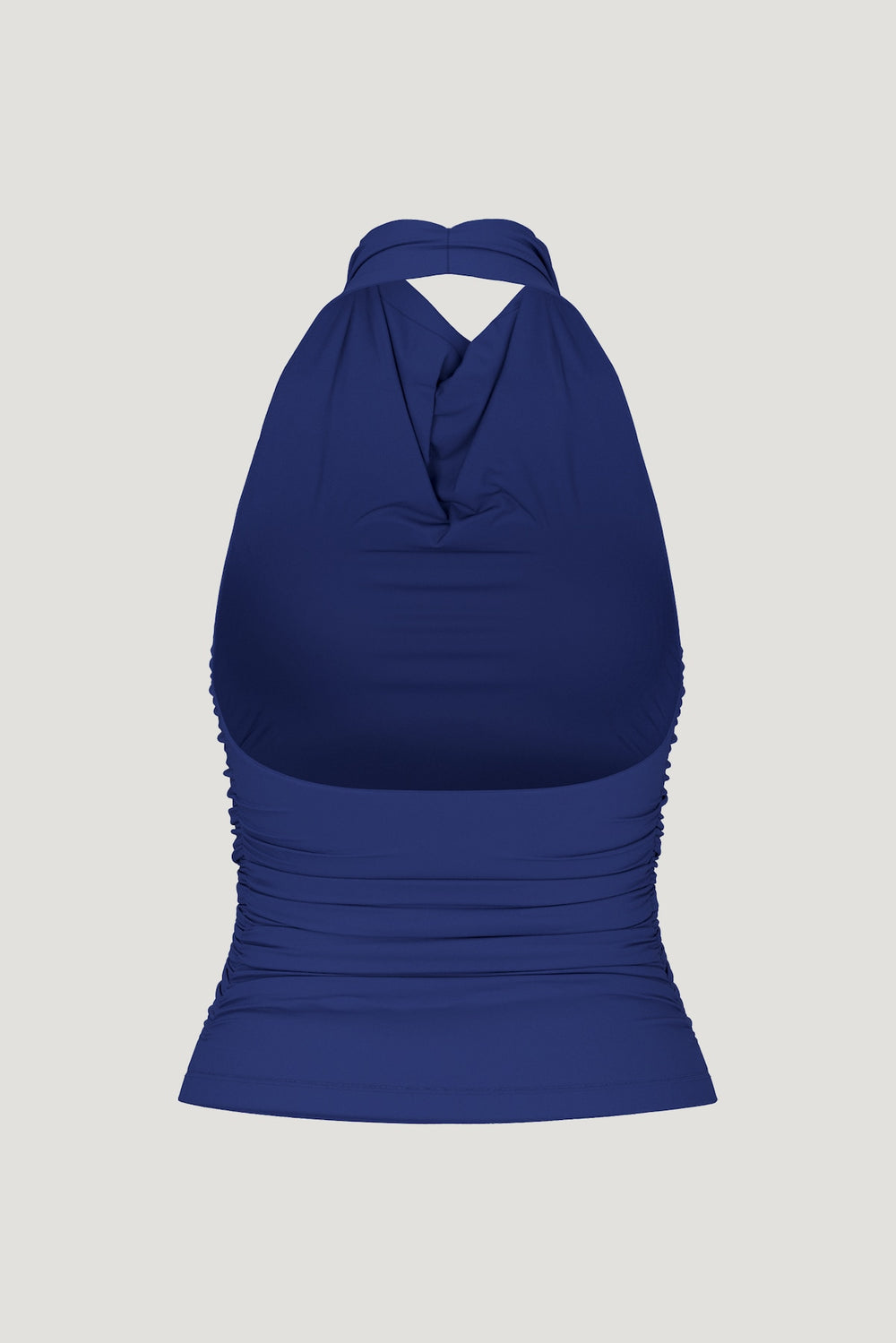 Dynamite Store | Sculpt Cowl Halter Top Blue