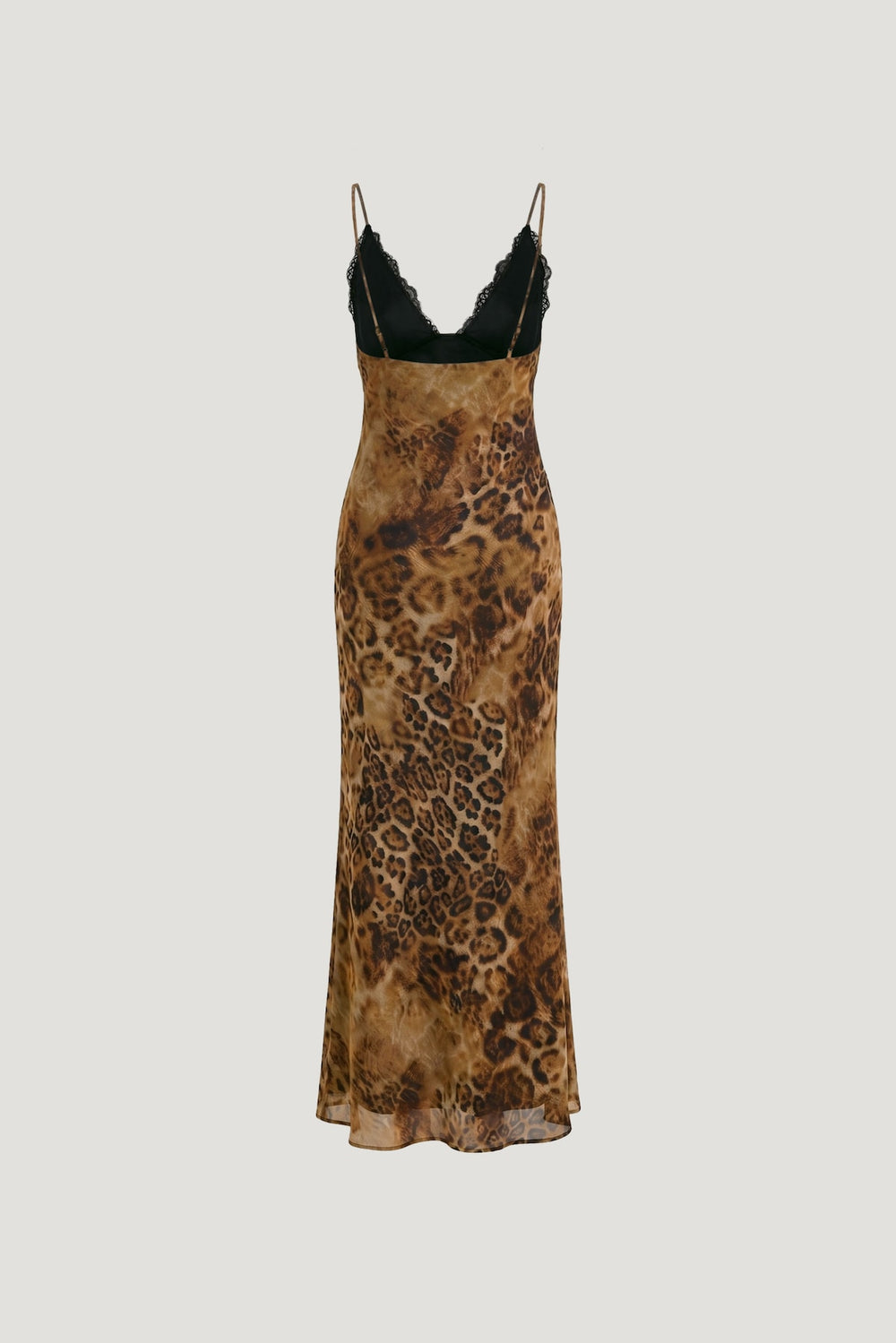 Dynamite Store | Lace Trim Maxi Dress Brown