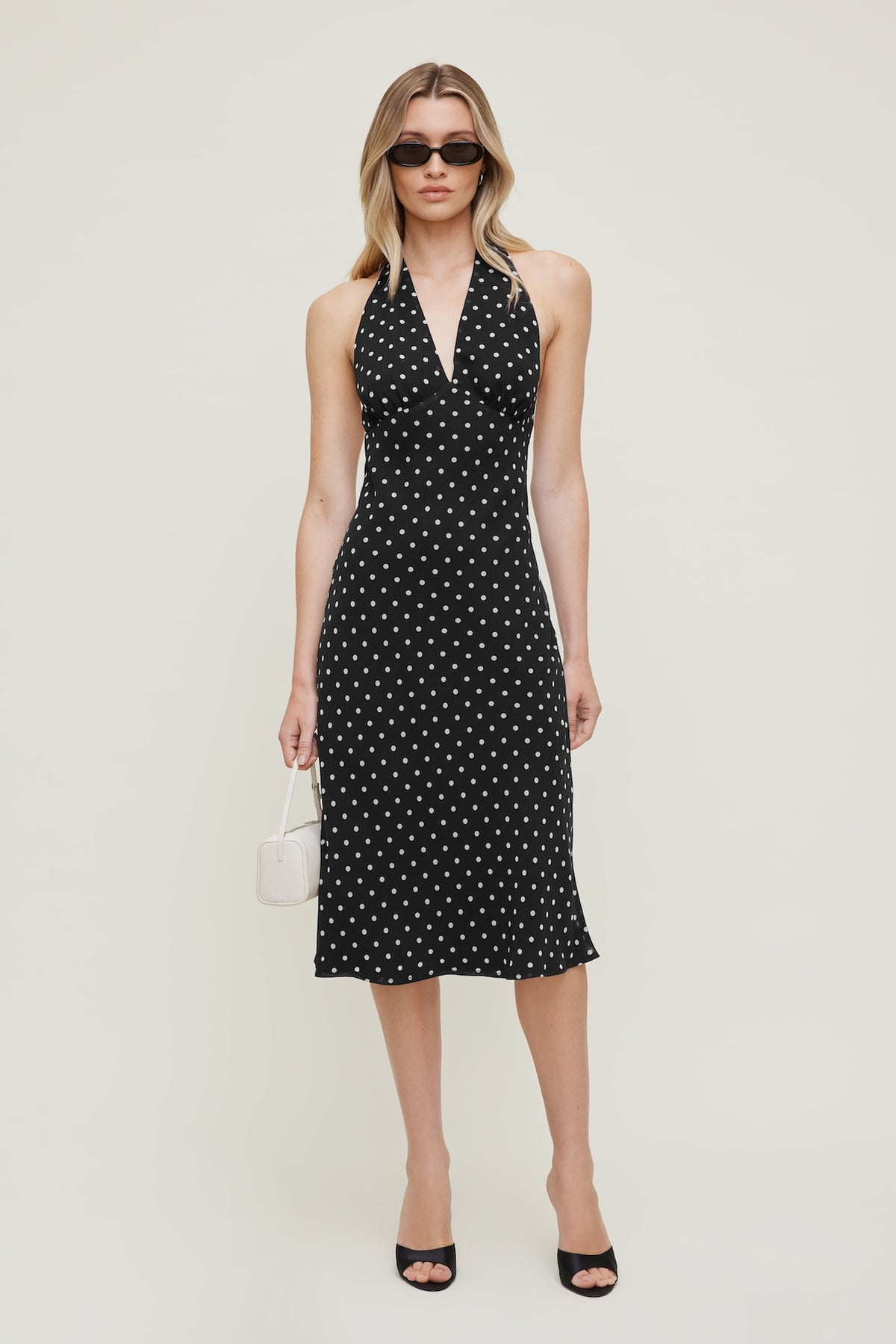 Dynamite Store | Elena Halter Midi Dress Black