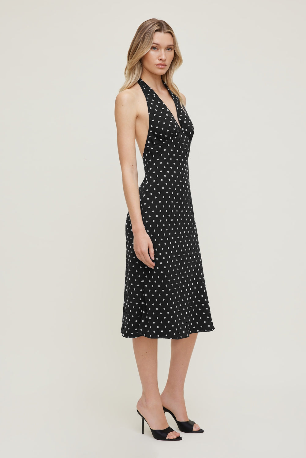 Dynamite Store | Elena Halter Midi Dress Black