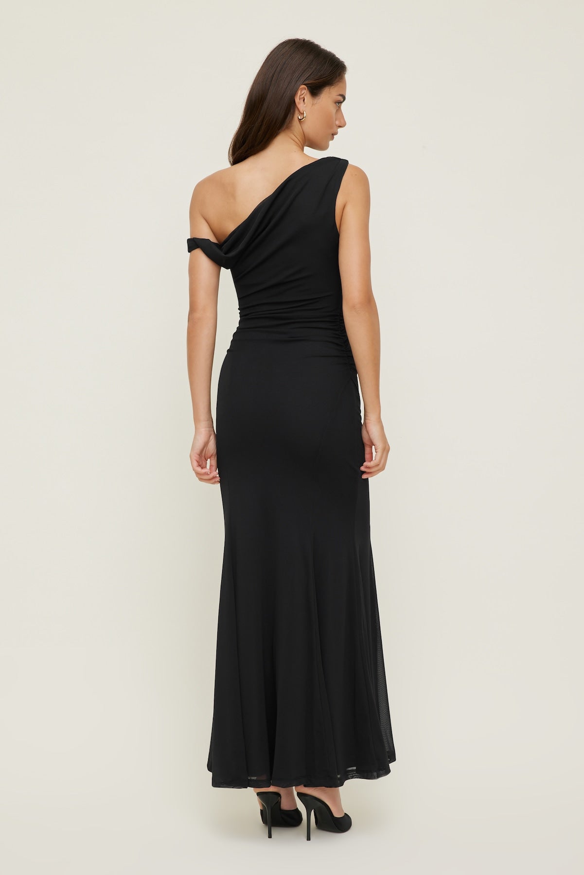 Dynamite On Sale | Kristina Mesh Maxi Dress Black