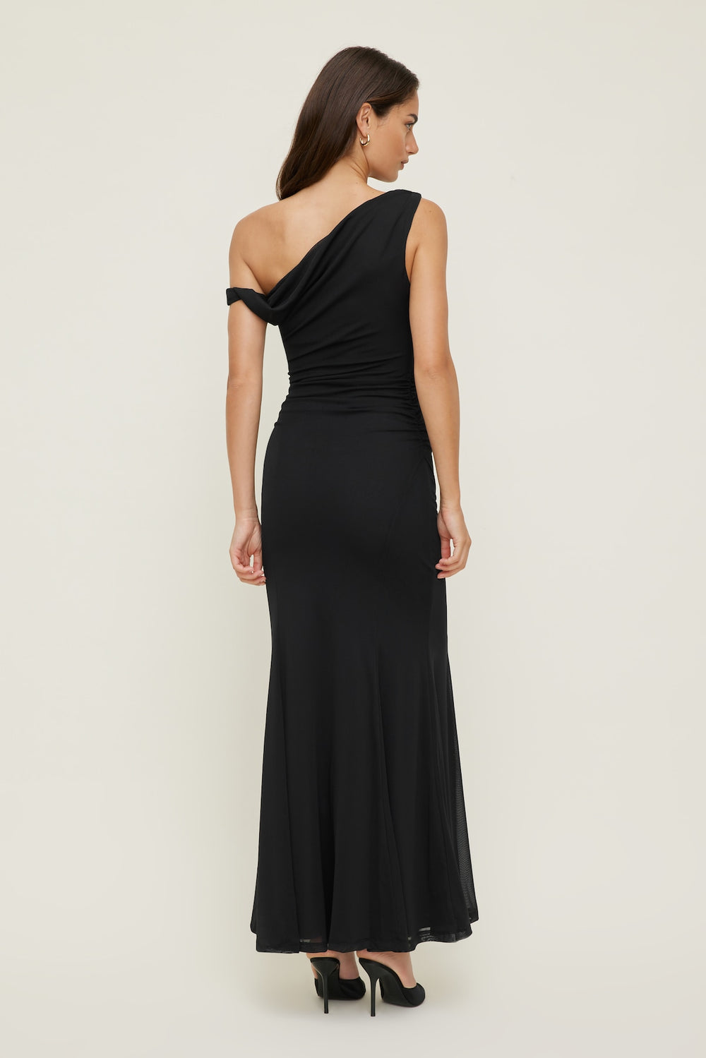 Dynamite On Sale | Kristina Mesh Maxi Dress Black