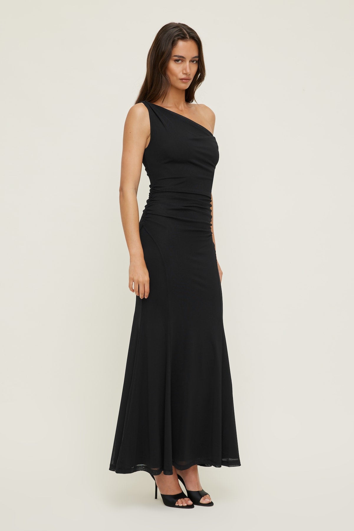 Dynamite On Sale | Kristina Mesh Maxi Dress Black