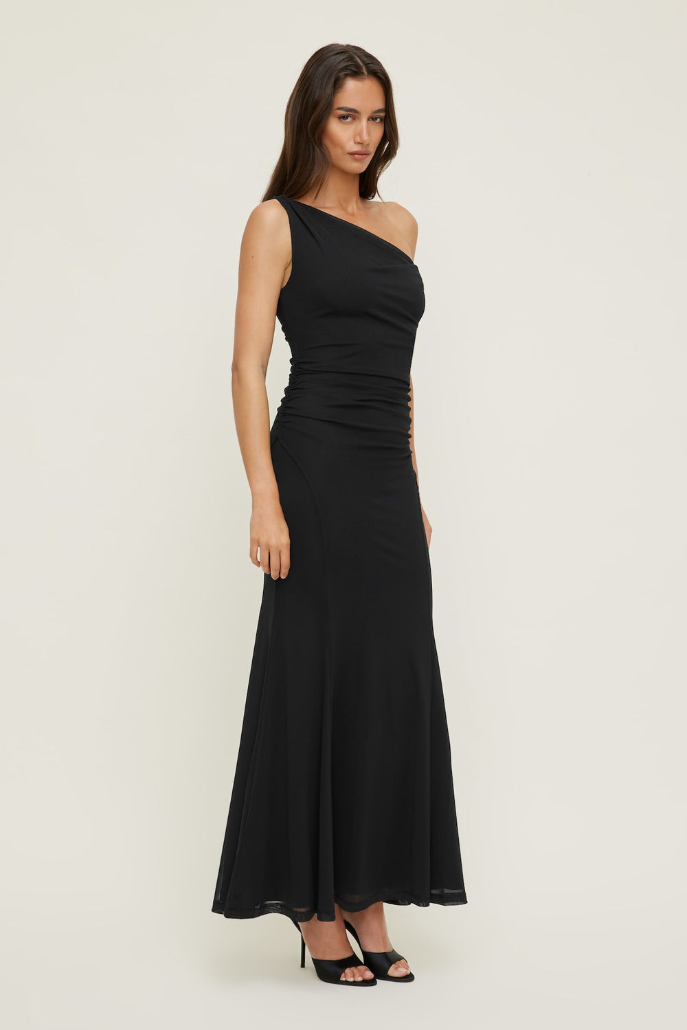 Dynamite On Sale | Kristina Mesh Maxi Dress Black
