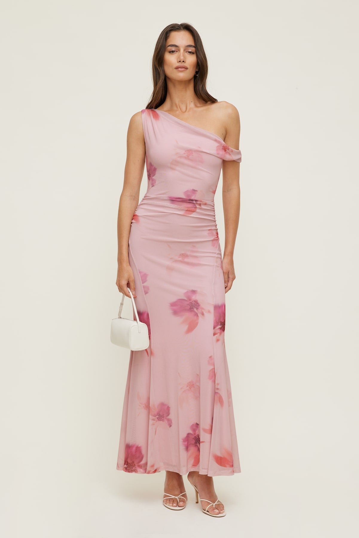 Dynamite Online | Kristina Mesh Maxi Dress Pink