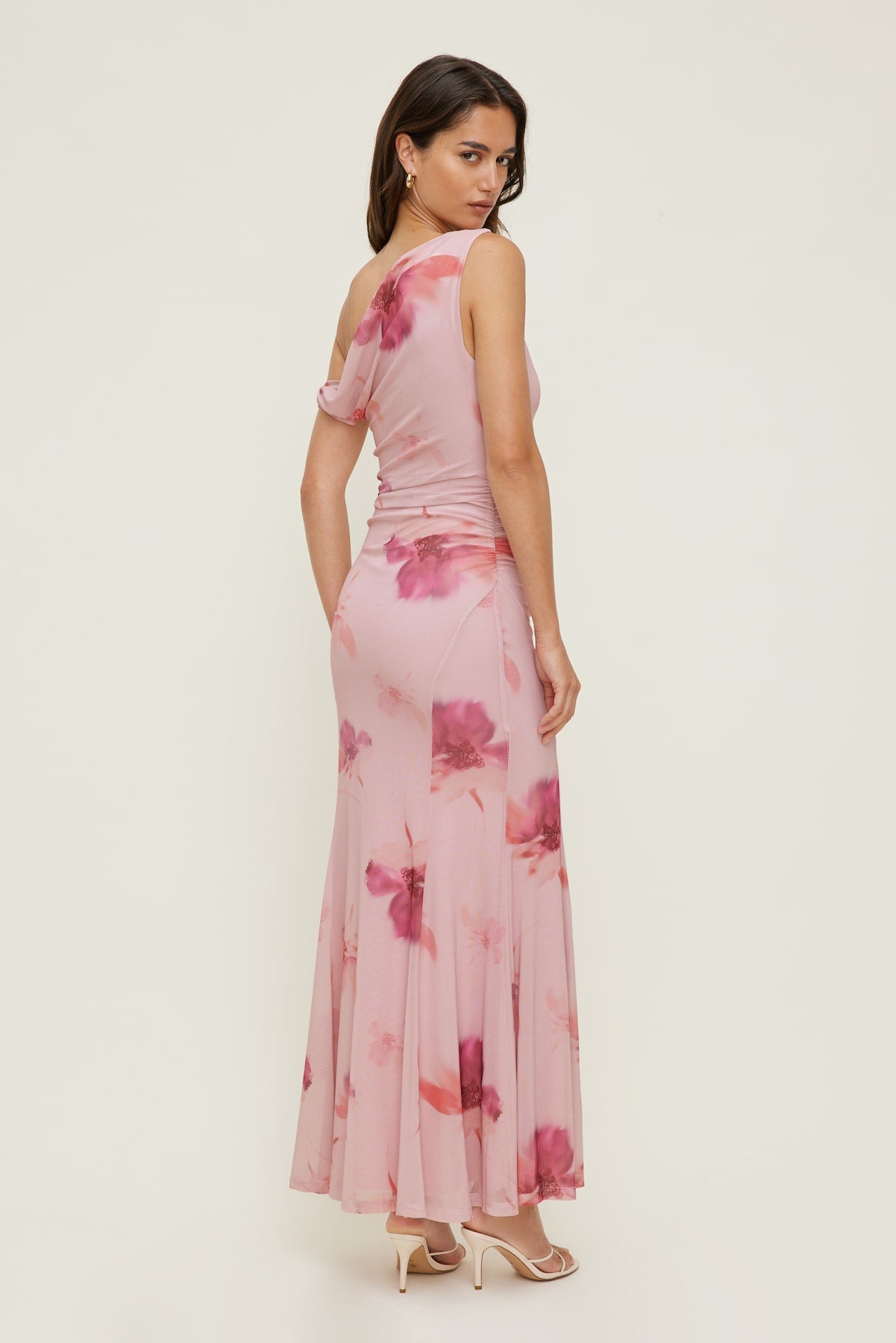 Dynamite Online | Kristina Mesh Maxi Dress Pink