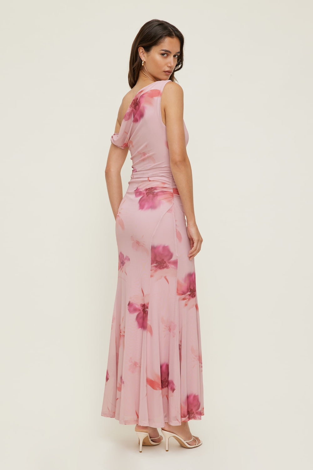 Dynamite Online | Kristina Mesh Maxi Dress Pink