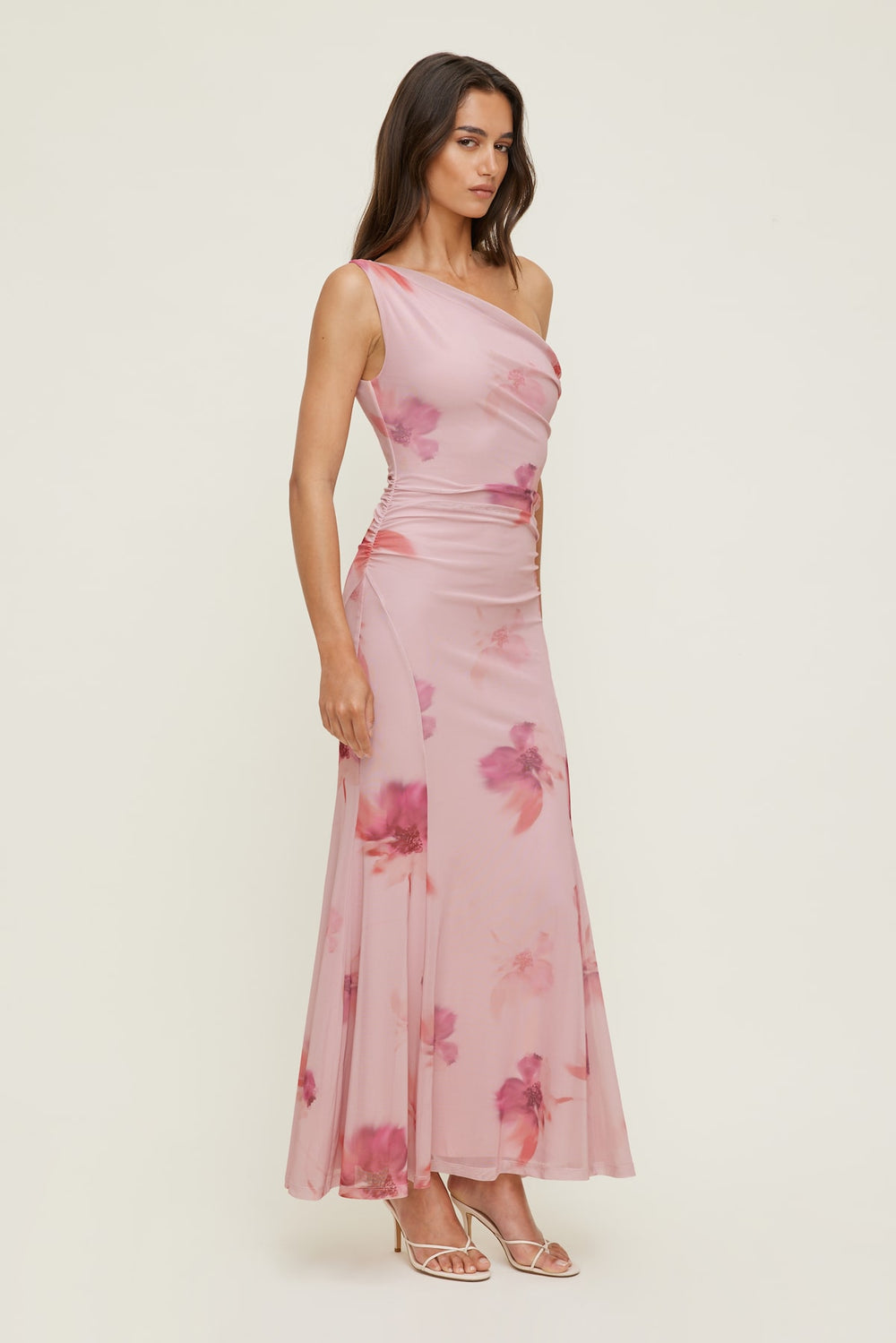 Dynamite Online | Kristina Mesh Maxi Dress Pink