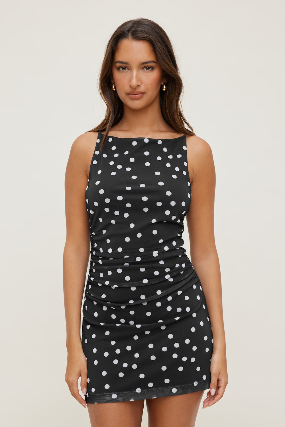 Dynamite Discount | Kate Mesh Mini Dress Black