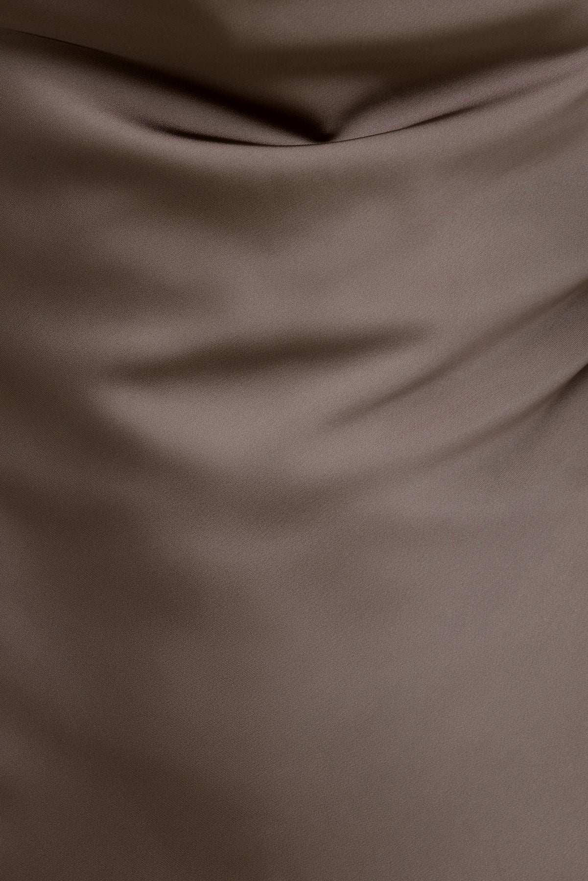 Dynamite Outlet | Camila Satin Romper Mini Dress Brown