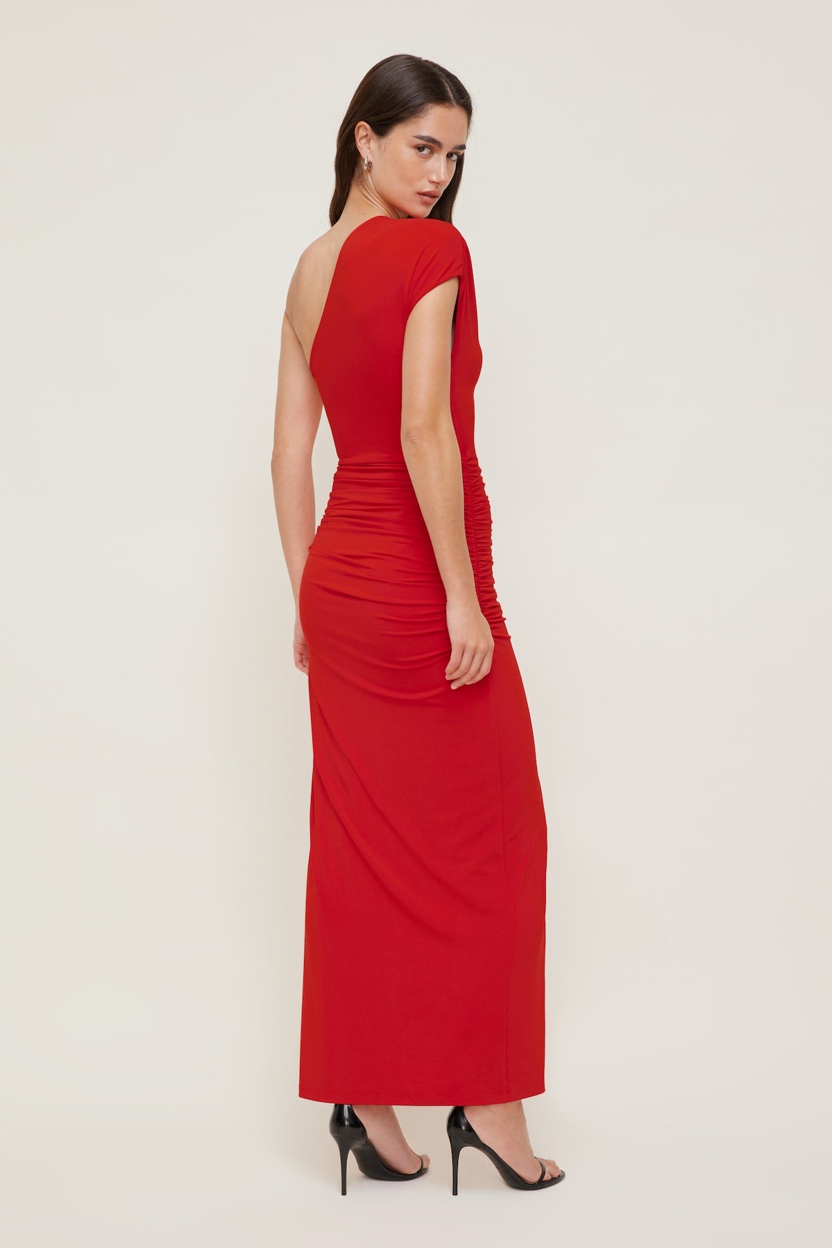 Dynamite Online | Sculpt Slit Maxi Dress Red