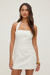 Dynamite Discount | Alaya Linen Mini Dress White