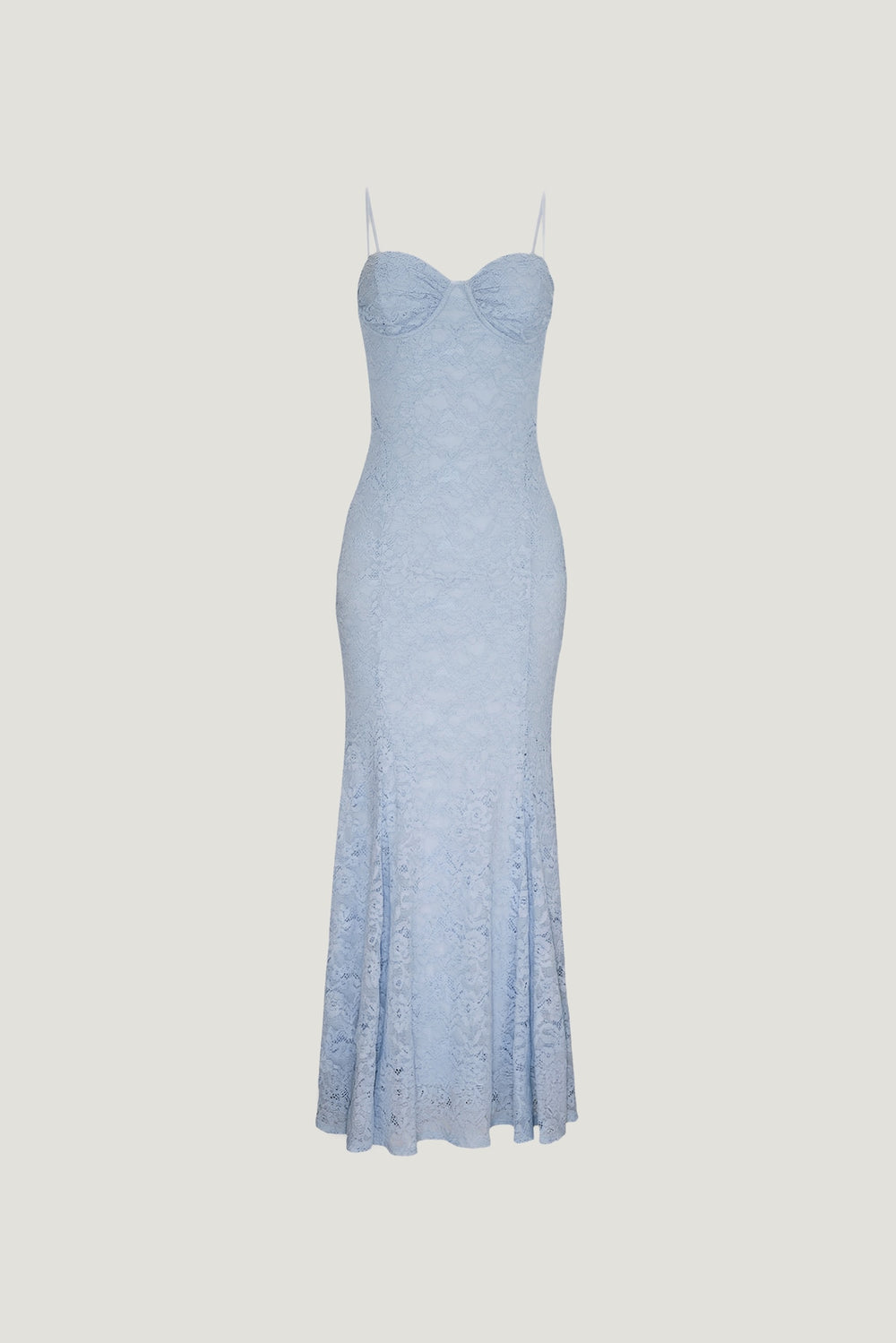 Dynamite Website Shop | Monet Lace Overlay Maxi Dress Blue