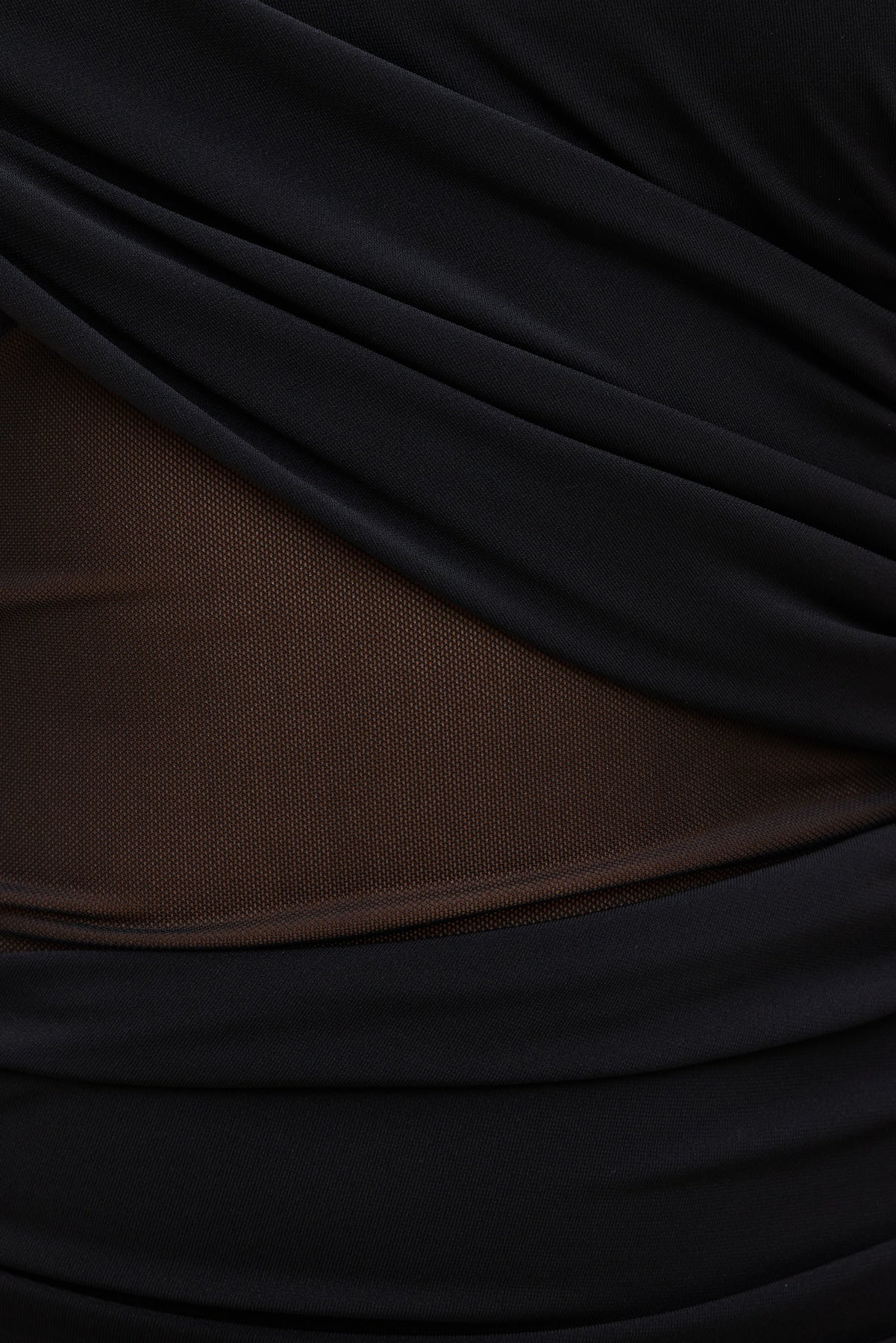 Dynamite Discount | Sculpt Draped Mini Dress Black
