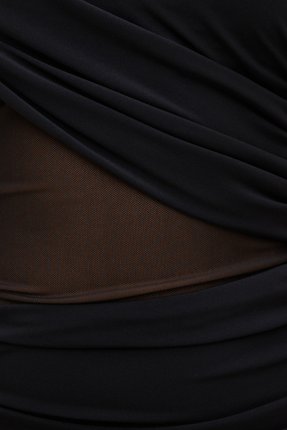 Dynamite Discount | Sculpt Draped Mini Dress Black
