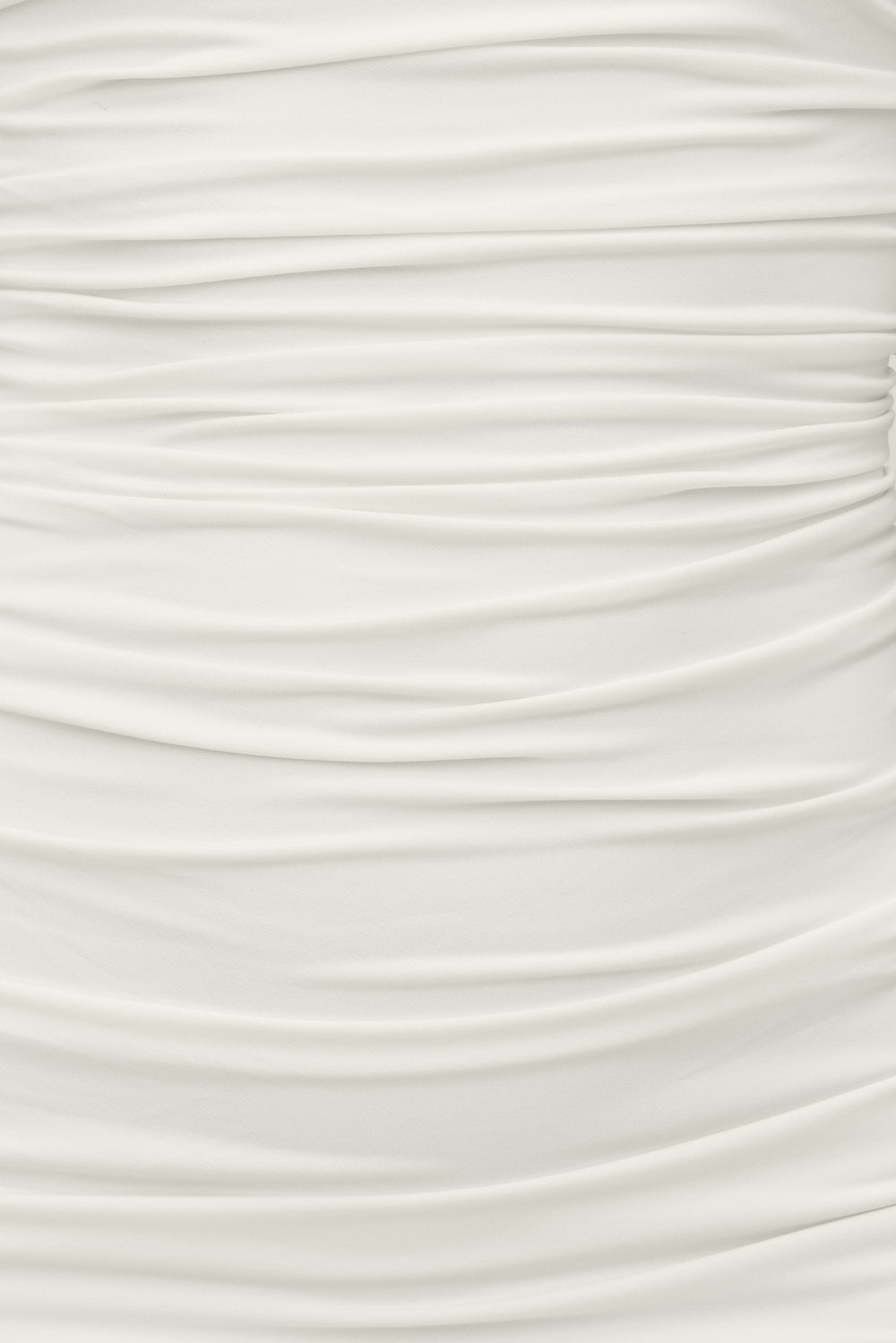 Dynamite Website Shop | Sculpt Ruched Mini Dress White