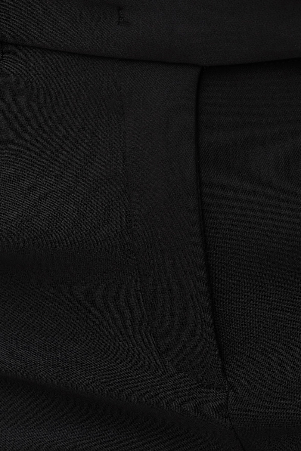 Dynamite Discount | High Rise Slim Straight Leg Pants Black