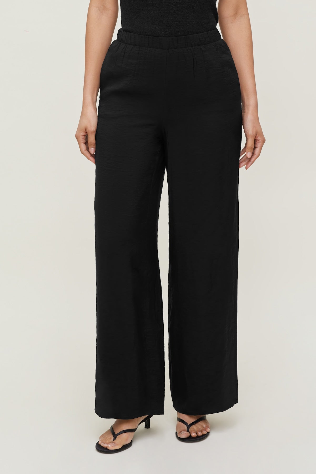 Dynamite Discount | Priya Wide Leg Pants BLACK