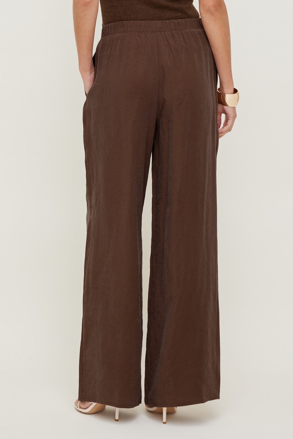 Dynamite Store | Priya Wide Leg Pants Brown