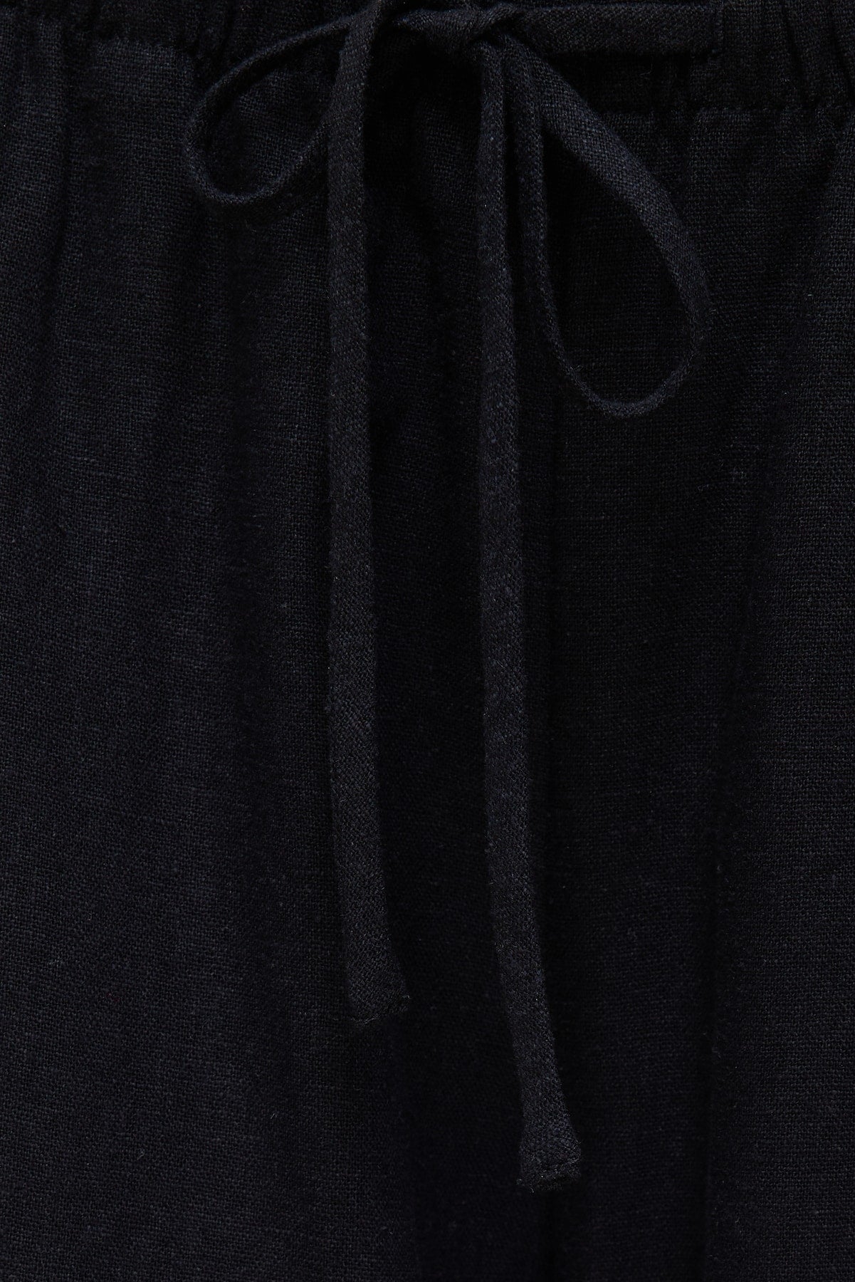 Dynamite Website Shop | Leo Linen Wide Leg Pants Black