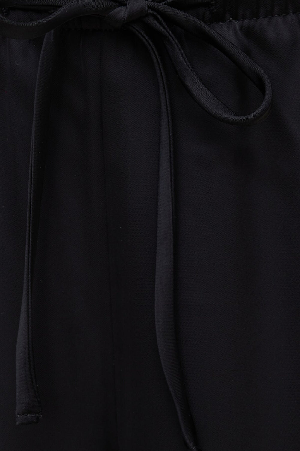 Dynamite US | Leo Satin Wide Leg Pants Black