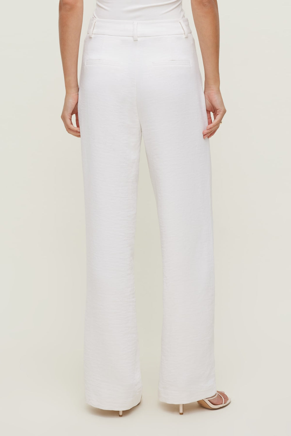Dynamite On Sale | Alex Airflow Wide Leg Pants White