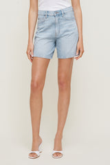 Dynamite Outlet | Harper High Rise Jean Shorts Blue