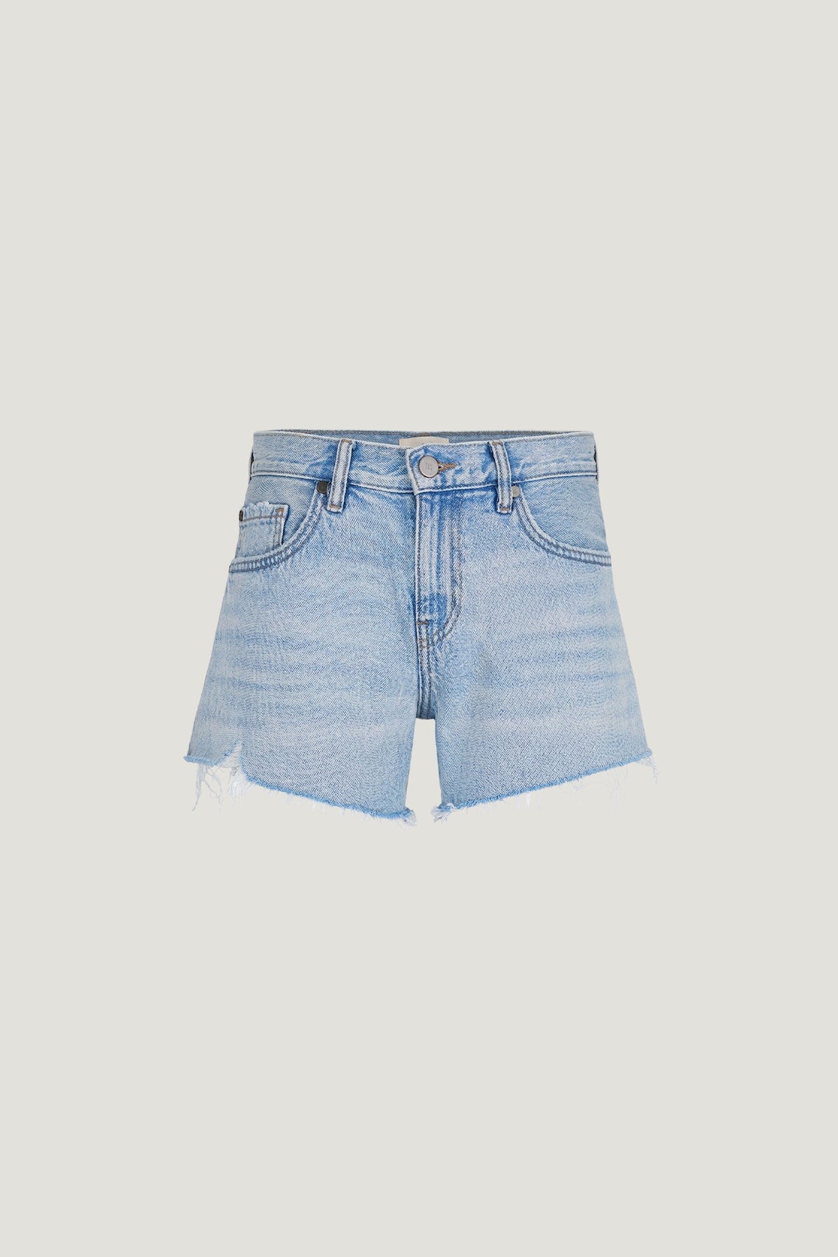 Dynamite On Sale | James Relaxed Mid Rise Jean Shorts Blue