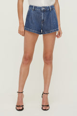 Dynamite Online | Eliana High Rise Jean Shorts Blue