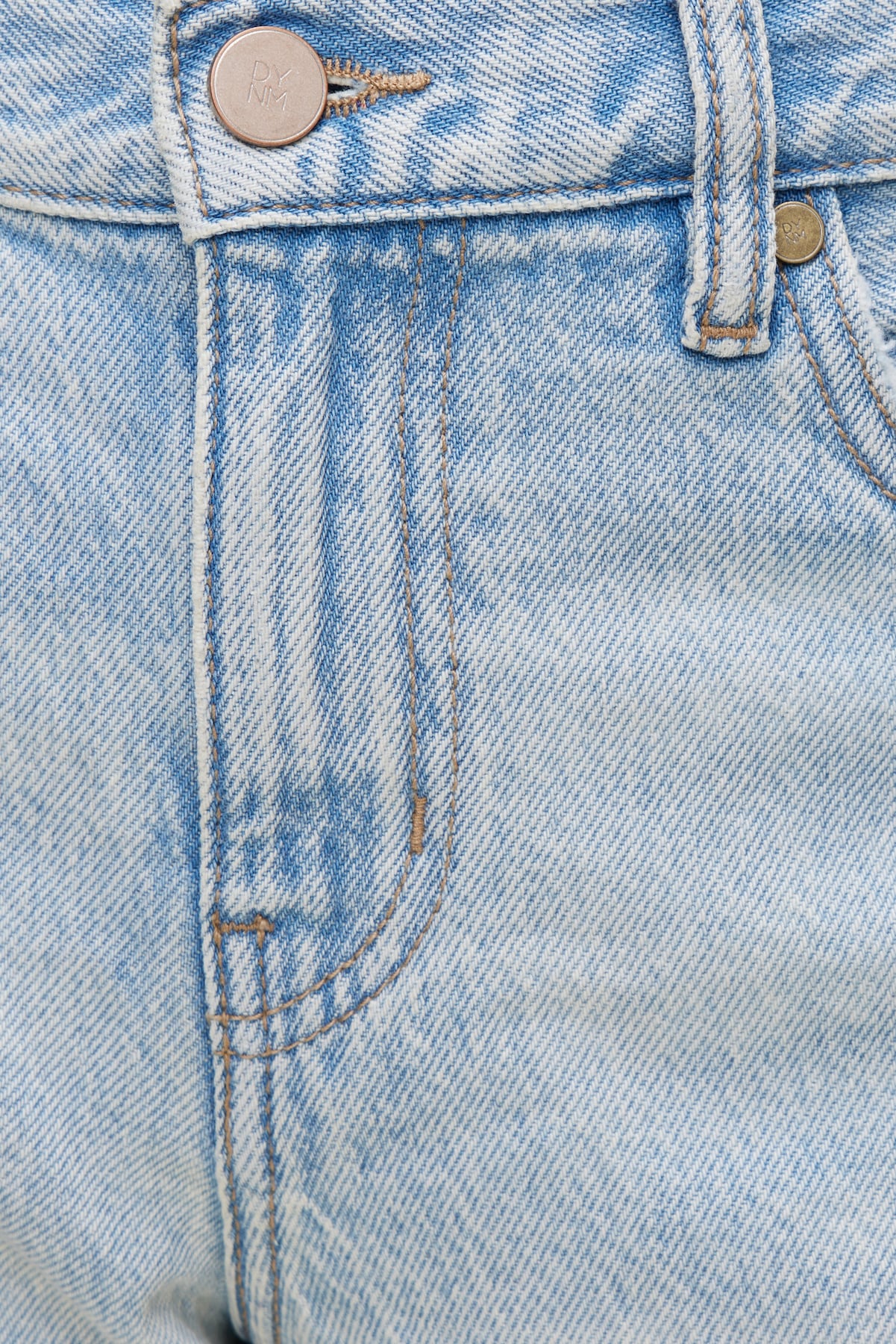 Dynamite Discount | James Relaxed Mid Rise Jean Shorts Blue