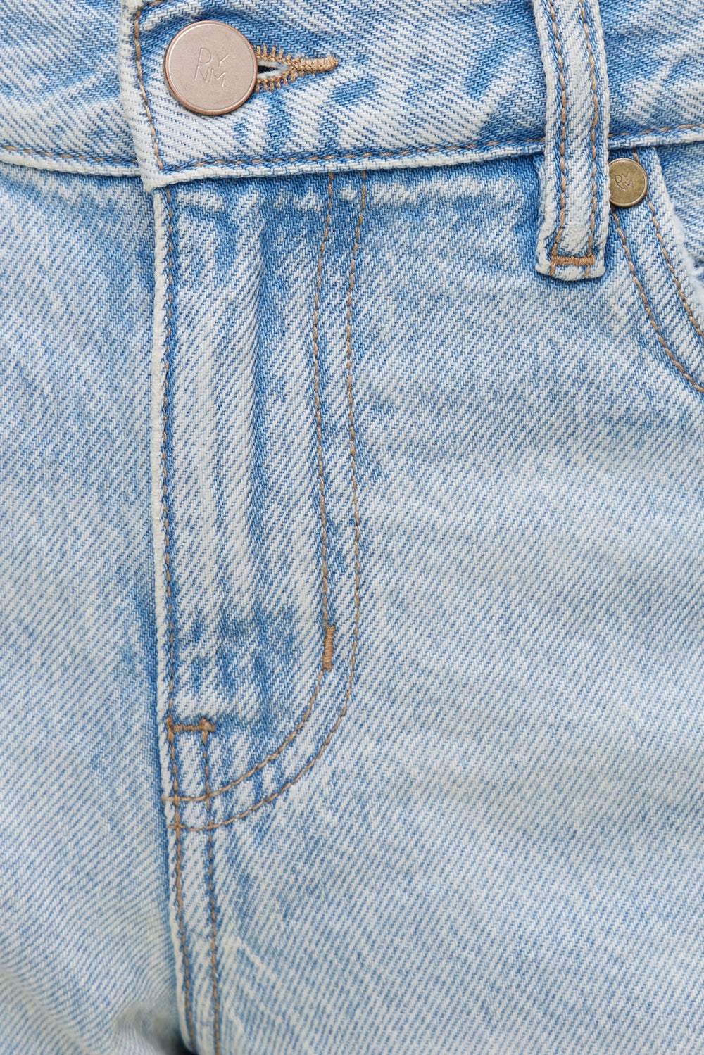 Dynamite Discount | James Relaxed Mid Rise Jean Shorts Blue